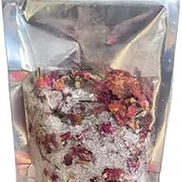 Luxury Bath Salt with Rose Petals, Aromatherapy Spa Crystals-image-82