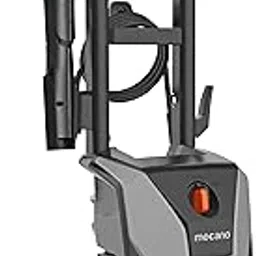 Mecano Smart1650 Induction Motor High Pressure Washer, 1650 Watts Motor, 120 Bars, 6.5 L/Min Flow Rate, 5 Meters Outlet Hose, for Car, Bike and Home Cleaning Purpose, Turbo Nozzle, Black and Grey-picture-43