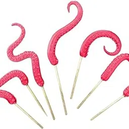 THE STYLE SUTRA 7X Octopus Tentacle Plant Stakes Ornament Sturdy Fun Practical Garden Stakes red-image-91