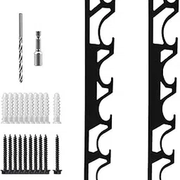 Creations Wall Mounted Fishing Rod Holder Sturdy for Hiking Poles Game Rooms-image-72