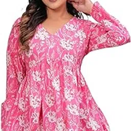 kbz Women's Cotton Embroidery Flared Top-picture-14