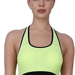 Women Lycra Cotton Soft Comfort Sports Non-Padded Bra-image-31