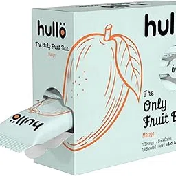 Hullo The Only Fruit Bar - Mango (Pack of 6 x 30g) | Healthy Sugar Free Snack Bar for Kids & Adults | Energy Bar with No Added Sugar & No Preservatives | Made with Mango, Banana, Black Grapes & Dates-picture-35
