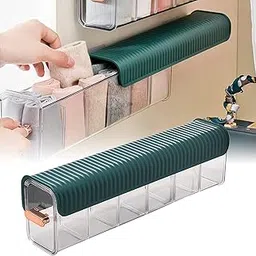 ZINLEY New Clear Wall Mounted Drawer Organizer, Wall Hanging Transparent Underwear Panties Storage Box Multifunctional Storage Box for Clothes, Socks, Ties-picture-25