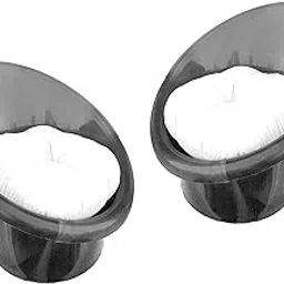 ANJWAR Tub Chairs/ARM Chairs/Chairs for Home, Living Room/Indoor and Outdoor Chairs with Complimentary Cushions Set of 02 (Standard, Silver Black)(Plastic)-image-82