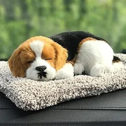 Prezzie Cute Sleeping Dog Plush Toy, Dog Soft Toy Gift for Kids Car Dashboard Accessories-picture-30