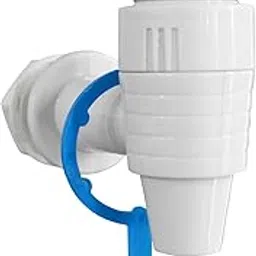 Natures Water Purifier Dispenser Tap, Heavy Duty Plastic, White and Blue, Pack of 2, Wall Mount, 15 L/hr Flow Rate-picture-24