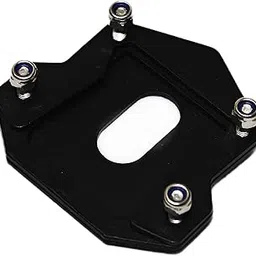 OBEROI'S TRADERS Stainless Steel Side Stand Extender/Stand Pad Compatible for Royal Enfield Hunter 350 Bike (Black)-image-84