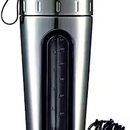 JAY Stainless Steel Metal BPA-Free, Leak Proof, Shaker Bottle (Silver, 750 ml) Pack of 1-picture-12