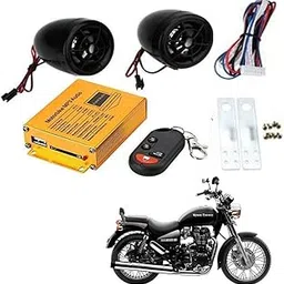 Crokrok Audio Radio Bike Sound System Anti-Theft Alarm System Fm Handlebar Stereo Speaker Multifunction (Multicolor),Mp3-Bike-Fm-203-image-59