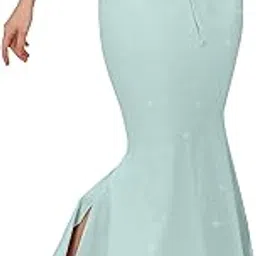 Mehrang Stretchable Shimmer Saree Shapewear Petticoat for Women, Skirts for Women,Shape Wear Dress for Saree-picture-10