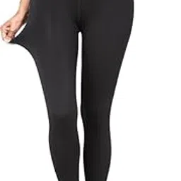 jal jeel Women's Skinny Fit Mid Rise Soft Touch Thermal Skinny Tights - Ultimate Warm Fleece Leggings, Thermal Winter Tights-picture-22