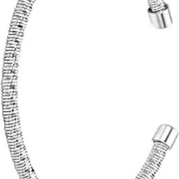 peora Silver Plated Stainless Steel Metal Bracelet Stylish Kada Gift for Men & Boys-picture-16