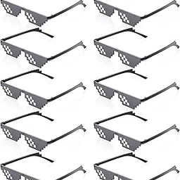 10 Pcs Thug Life Glasses, Party Sunglasses, Funny Glasses for Taking Photo with Friend or Party Accessories Props-image-64