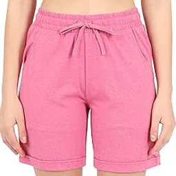 jockey AW23 Women's Super Combed Cotton Rich Regular Fit Shorts with Side Pockets-picture-12