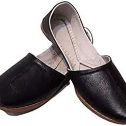 prajapati handicraft Men's Leather Punjabi/Mojari Jutti Design-55, Size-7-picture-41