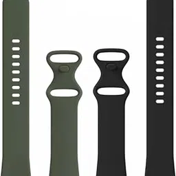 Valente Silicone Watch Strap Compatible with Fitbit Versa 3 & Versa Sense only (Pack Of 2)-picture-54