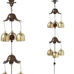 Crystu Fengshui Wind Chimes for Home Decoration - Big Size With Deep Sound for Balcony-image-41