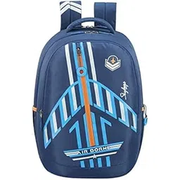 skybags ASTRO AIRPLANE THEME BLUE SCHOOL BACKPACK 32L-picture-45