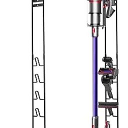 Justec Vacuum Stand for Dyson,Stable Metal Storage Bracket Stand Holder for Dyson Handheld V6 V7 V8 V10 DC30 DC31 DC34 DC35 DC58 DC59 DC62 Cordless Vacuum Cleaners & Accessories & Attachments (Black)-picture-55