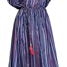 fusionic Stripped Blue Color Kaftan-picture-49