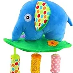 SMILE BABY Baby Crib & Stroller Plush Playing Hanging Toy Rattles (Monkey)-picture-15