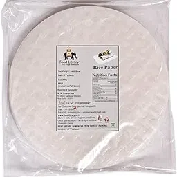 Food Library The Magic Of Nature Rice Paper Sheets, 400g | 22cm Round Wrappers for Summer & Spring Rolls | Tapioca Blend-picture-15