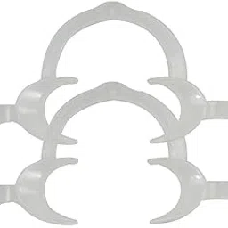 Dentosmile Flexi Eco Cheek Retractors Mouth Opener with Wings in Clear Colour - Large (2) image 1