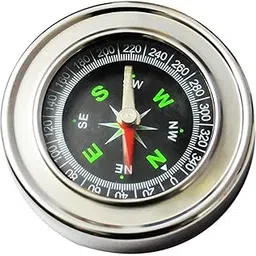 Stainless Steel Directional Magnetic Compass for Feng Shui/Travel (Black)-image-41