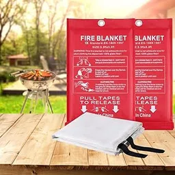SVK DREAM Soft Case Fire Blanket，Special Fire Extinguishing Equipment for Escape, Tools Suitable for Home(Size:100cmX 100cm)-picture-27