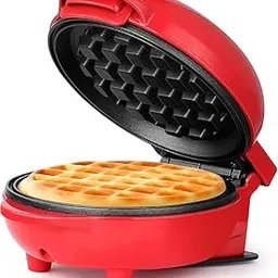 BONDIFY Mini Waffle Maker Machine, 3-in-1, 350 Watts, Multicolour-picture-25