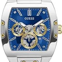 guess watches GUESS Men Blue Analog Rectangular Dial Watch- GW0456G5-picture-18
