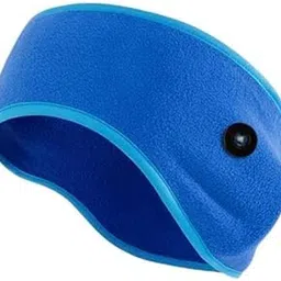 merishopp 3xEar Warmers Headband with Buttons Winter Earmuffs for Adults Cycling Skiing Blue-picture-41