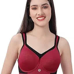 soie Women Full Coverage Polyamide Spandex High Impact Padded Non Wired Sports Bra-picture-54