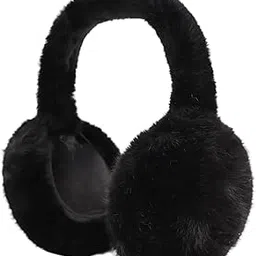 zsedrut Winter Women Earmuff Foldable Ear Warmer Fluffy Ear Cover Warm Outdoor-picture-10