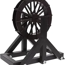 Tabletop Water Fountain Wheel Rotating Micro Water Wheel DIY Decorative Landscape Bracket-image-3