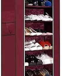 Ebee Collapsible Shoe Stand (Maroon)-picture-28