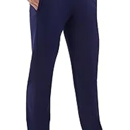 Men's Regular Fit Lower for Man Cotton - Stretchable Track Pants with Zipper Pockets, Plain Design, Ideal for Gym, Workout, Walking, Travel, Nightwear, Summer, Casual Pants for Men-image-4