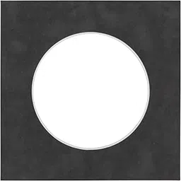 10x10 Mat Bevel Cut for 6x6 Photos - Precut Dark Grey Suede Circle Shaped Photo Mat Board Opening - Acid Free Matte to Protect Your Pictures - Bevel Cut for Family Photos, Pack of 1 Matboard Show Kit-picture-22