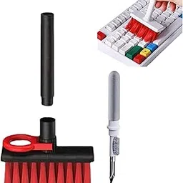 STRIFF 5-in-1 Multi-Function Laptop Cleaning Brush/Keyboard Cleaning kit/Gadget Cleaning kit Gap Duster Key-Cap Puller for Laptop, Keyboard and Earphones-picture-29