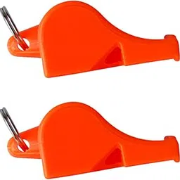 VMS INDIA Emergency Survival PVC Whistle Marine Safety Camping Boating Orange-picture-40