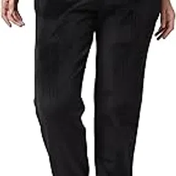 spykar Mid Rise Jogger Fit Ankle Length Black Joggers Trackpant for Women-picture-20