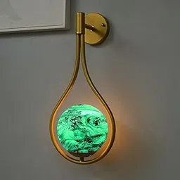 FLAURA Lights Modern Metal Wall Lamp – Stylish Wall Light Fixture for Bedroom, Living Room & Hallway | Durable Iron Frame with Warm Ambient Lighting-picture-34