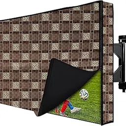 Led Tv Cover for 43 Inches Led Tv | Dustproof & Waterproof Led Tv Cover with PVC Layer for 43 Inches Led Tv | Television Protector Cover | LCD/LED TV Monitor Cover with Zip Lock, KUM40-image-9