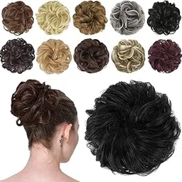 FESHFEN Bun Updo Hairpiece Extensions - Dark Brown-picture-51