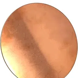 Xuulan Pure Copper Sheet Solid Copper Sheet Plate T2 Copper Disc Round Plate Dia 10mm 20mm 30mm 50mm 60mm 80mm 100mm 150mm 200mm Thick 0.5mm 0.8mm 1mm(Size:1 x 100mm 1pcs)-picture-14