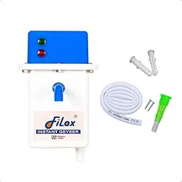 Filox Instant Water Geyser 1 L Potable Water Heater, Home, Office, Restaurant, Labs, Clinics, Saloon, Beauty Parlor Geysers Made of First Class Abs Plastic (White-blue)-picture-31