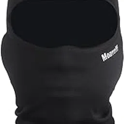 Monvelli Full Face Balaclava Mask for Men | Breathable UV Protection Face Cover | Stretchable, Lightweight Head & Neck Cover for Bike Riding, Cycling, Running, Skiing & Outdoor Sports Black-picture-17