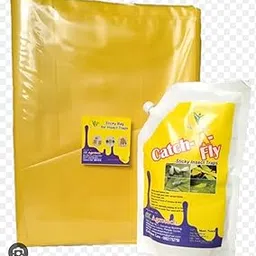 Yellow Sticky Insect Pheromone Trap - 40 Bags with 200ml Adhesive (10)-picture-57