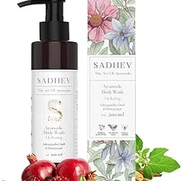 Sadhev Ayurvedic Body Wash Hydrating - Ashwagandha, Oudh & Pomegranate - 200ml-picture-11